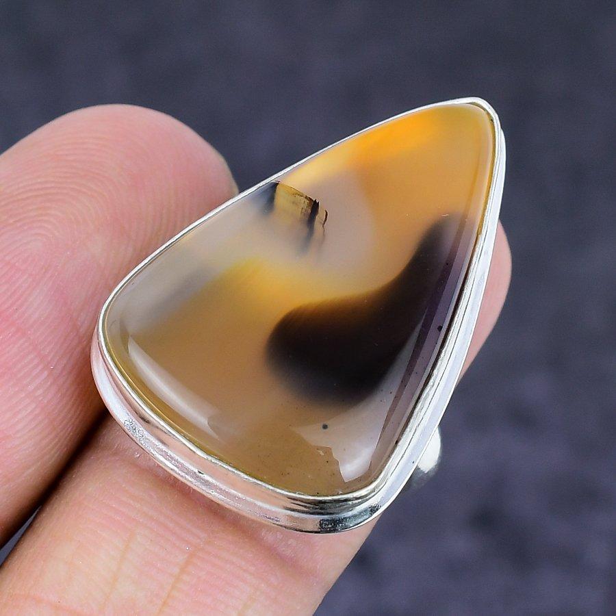 Mookaite Gemstone Handmade 925 Sterling Silver Jewelry Ring Size 6.5 u2B16