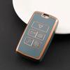 Land Rover Key Case for Range Rover, Sport, Evoque, Discovery 4, Defender 110, Velar, Freelander - 5 Shell Buckle