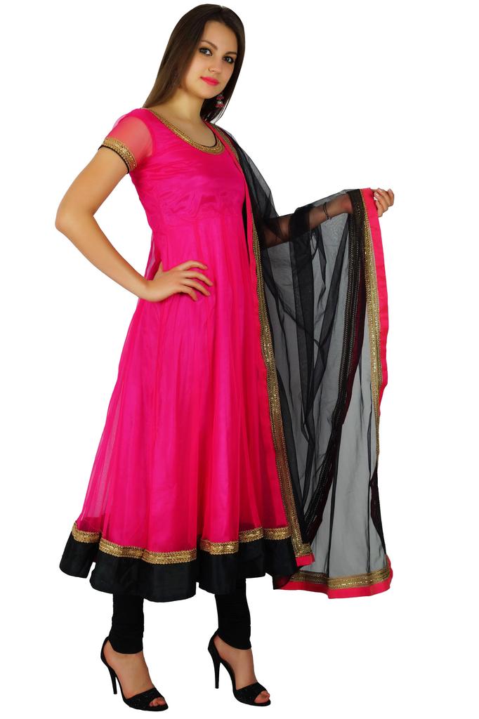 Atasi Women Anarkali Salwaar Suit With Dupatta Custom Clothing - Sizes