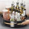 Rotating Stainless Steel Seasoning Rack: Multi-functional Kitchen Countertop Model for Oil, Salt, Soy Sauce, Vinegar, and Spices