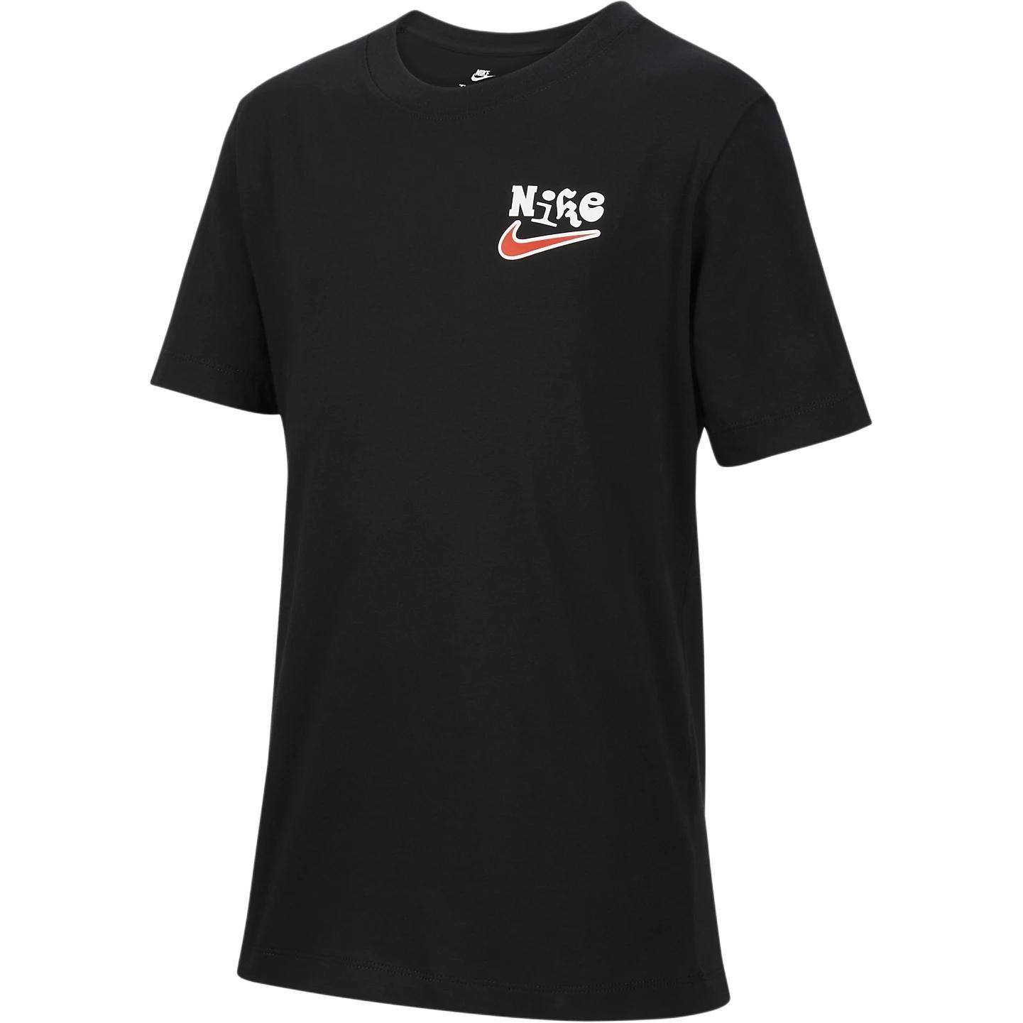 (GS) Nike Sportswear Graphic T-Shirt  Black  Kids  FZ5169-010 L