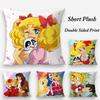 Poszewka na poduszkę Pluszowa tkanina Miękka Dwustronny nadruk Anime C-Candy Candy Poszewka na poduszkę na sofę Poduszki dekoracyjne
