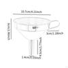 Kitchen Oil Funnel Gadgets Leakproof Strainer with Detachable for Bottle Canning Filling