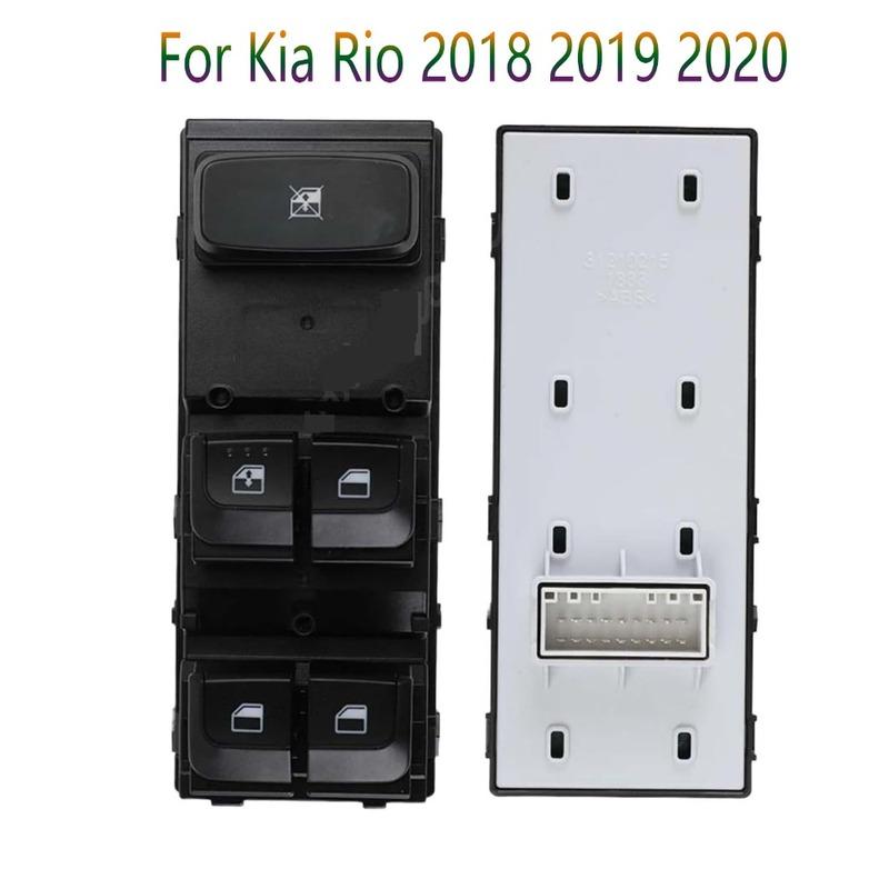 Car Accessories for Kia Rio 2018 Front Left Driver Side Electric Power Window Switch Lifter Cintrol Button 93570-H8000