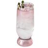 Pink Mountain View Glass Cup High Value Cocktail Tea Juice Bubble Creative Water Bottle