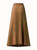A-line Skirt, Elegant High Waist Solid Skirt For Spring & Summer, Women's Clothing