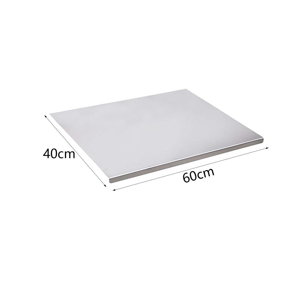 Board Stainless Steel Cutting Heavy Duty Non Slip Stable Surface Multipurpose Suitable for