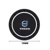 2PCS Car Coasters Water Cup Slots Non-Slip Mat Waterproof Cup Pad For Volvo XC90 XC60 V50 S60 V70 V60 V40 S90 olestar AWD XC40 S