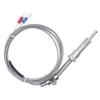 0-600℃ K Type Thermocouple Shielded Wire Compression Spring Temp Measuring Probe Screw Probe High Accuracy Temperature Sensor