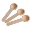 2PCS Mini Wooden Spoons Kitchen Spice Spoon Small Short Condiment Spoons