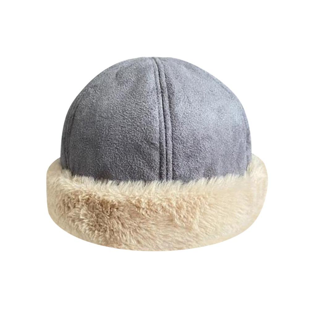 Versatile Winter Landlord Hats Retro Lamb Wool Hat Fahsion Melon Hat  Winter