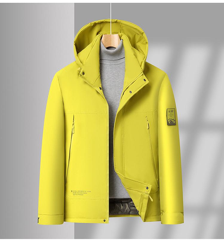 Men's Winter Ski Suit: Cotton-Padded Thickened Wool Jacket for Outdoor & Casual Use