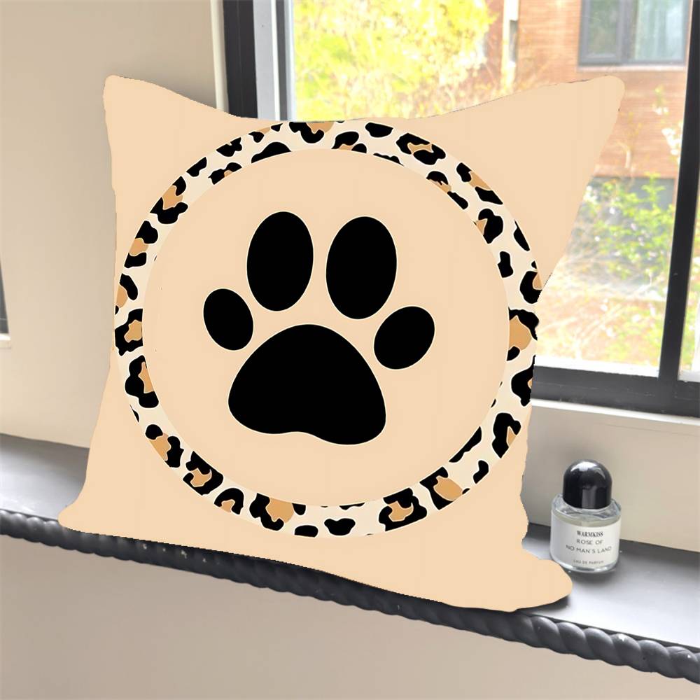 1PC Fashion Leopard Print Pillow Case Square  Bedroom Sofa Leisure Comfort Cushion Car Home Decoration