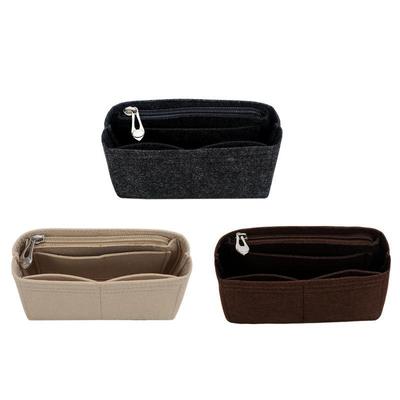 1PC Felt Insert Bag Organizer Makeup Organizers Liner Felt Purse Insert Handbag Liner Bag Felt Inner Bladder Bag
