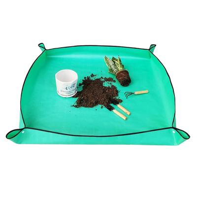 Bitki Saksı Değiştirme Mat Katlanabilir Bahçe Çalışma Bezi Su Geçirmez Mat Kapalı Bonsai Succulents Bitki Bakımı Anti Kirli Tepsi