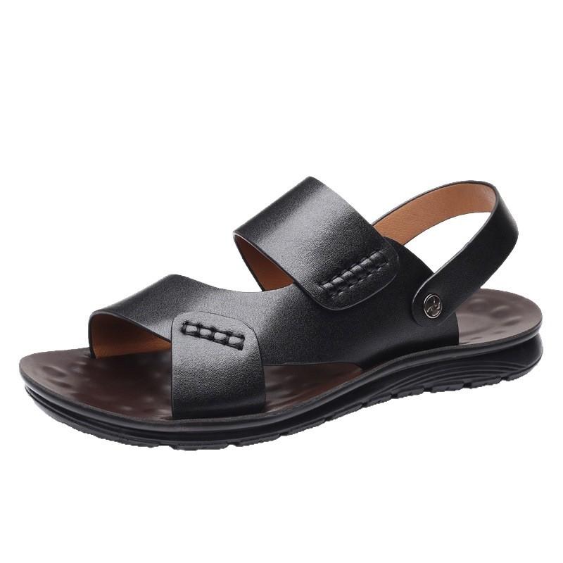 Sandals men's summer thick-soled non-slip and wear-resistant outer wear beach shoes casual driving dual-purpose cool slippers