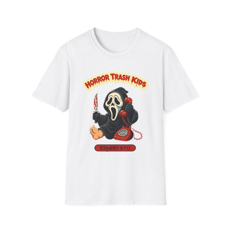 Horror Trash ghostface caller Unisex T-Shirt | Scream-inspire wbr/ d slasher tee S