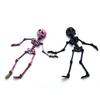 3D Printed Movable Joint Skeleton Figurines Flexible High Human Bone Miniature Creative Fun Decoration Halloween Gifts