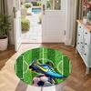 Runder Fußballteppich Geeignet für Schlafsaal Flur Wohnzimmer Außenbereich Rutschfester Runder Teppich Büros Dekorieren Perfektes Geschenk für Frauen Männer