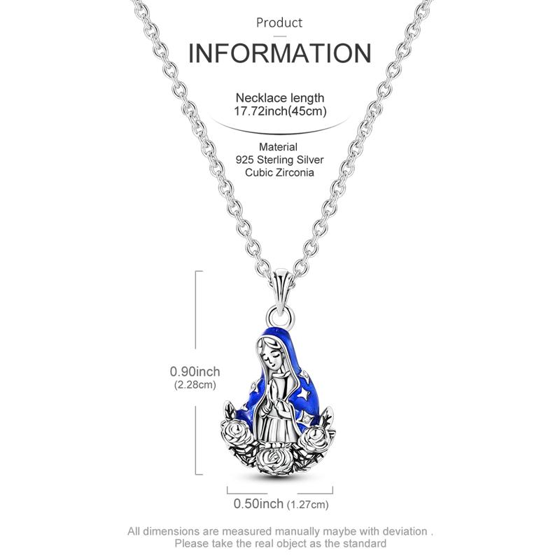 Original 925 Silver Necklace For Women Class Style Heart Shape Romantic Style High Quality Women Necklace Jewelry Gift