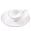 New Chinese Style Gold Rim Ceramic Dinnerware Set