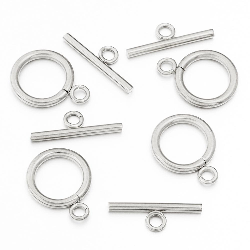 

4-5Sets/Lot Metal OT Clasps Connectors For Bracelet Necklace DIY Toggle Clasps Buckle Jewelry Making Supplies Connectors