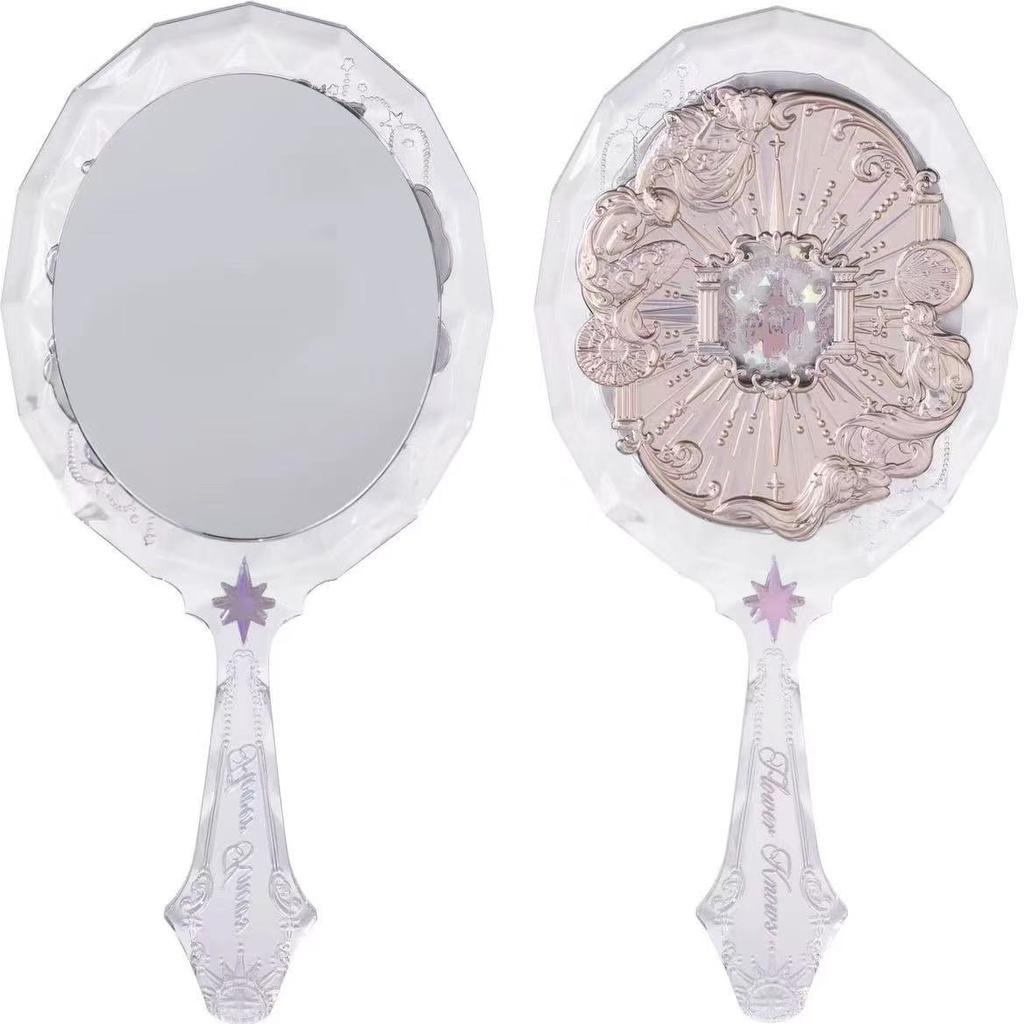 Miroir de poche Fleur Sait Fraise Cupidon Fleur Sait Miroirs de Maquillage Miroir Vintage