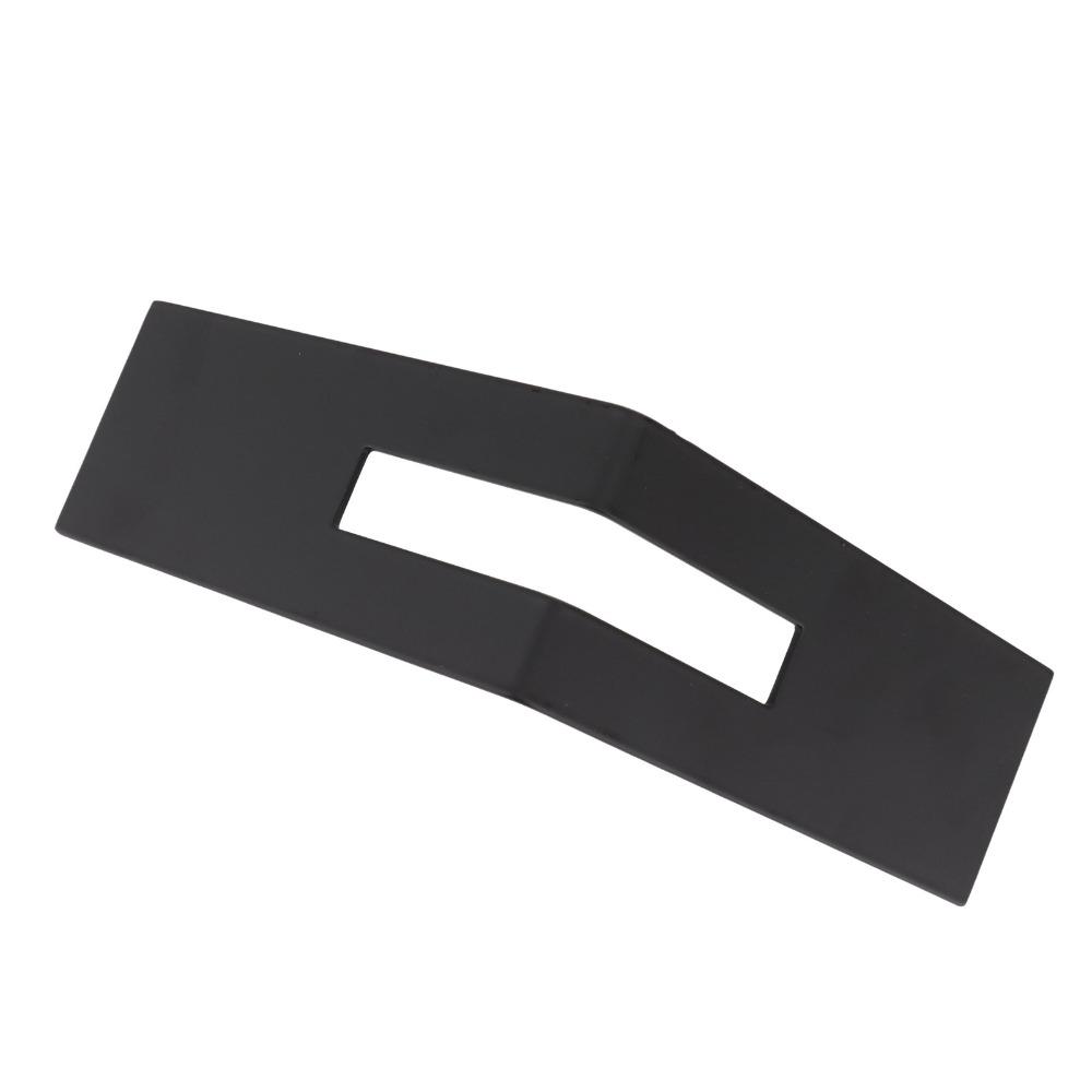 Stainless Steel Material Filter Paper Storage Rack Black V Shaped Design Holder  Cafe Use