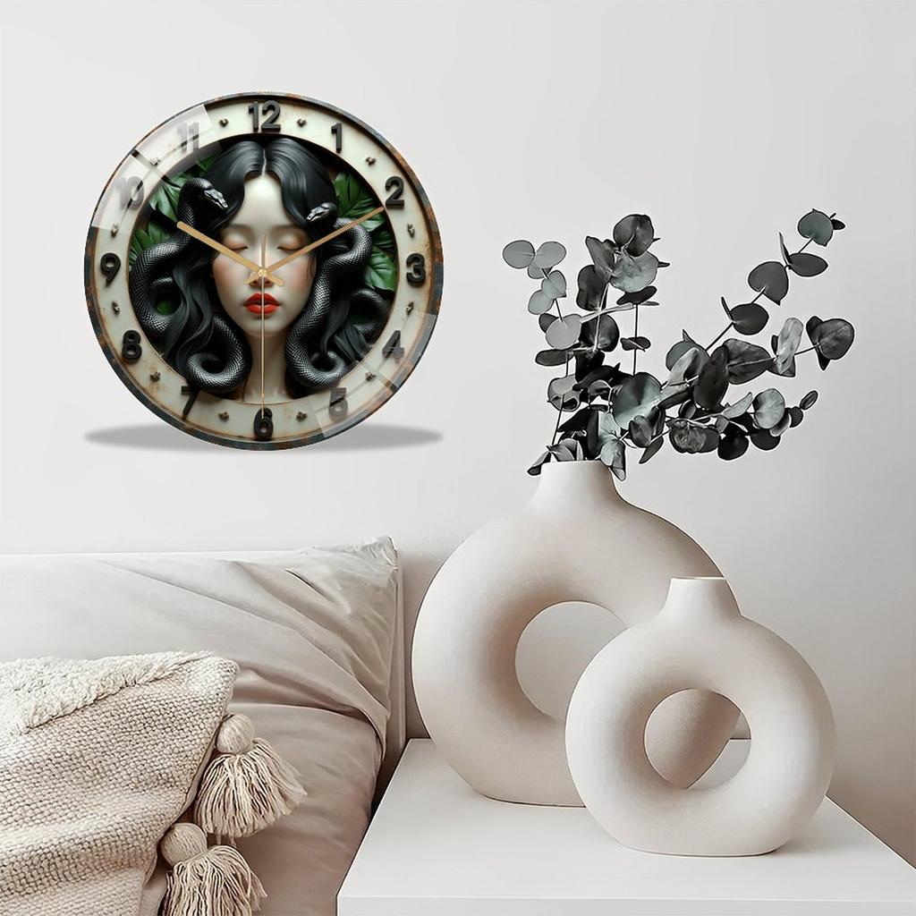 30cm Diameter Glass Wall Clock that Can Withstand the Demands of Daily Life