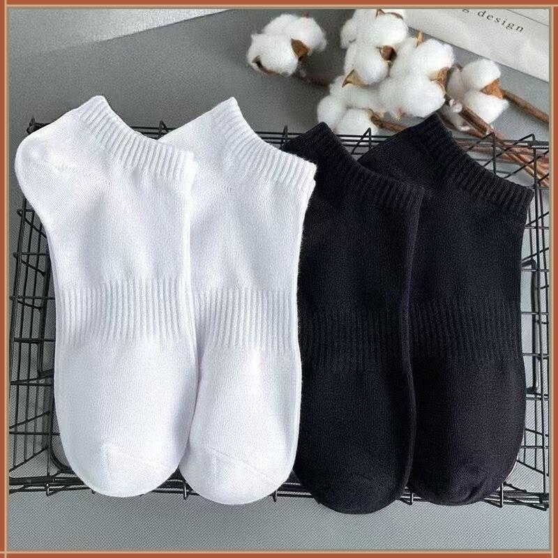 

Men s Cotton Mid-Calf and Low-Cut Sport Socks: Odor-Resistant, Sweat-Absorbent, Breathable Mesh for Spring/Summer. One Size чёрный