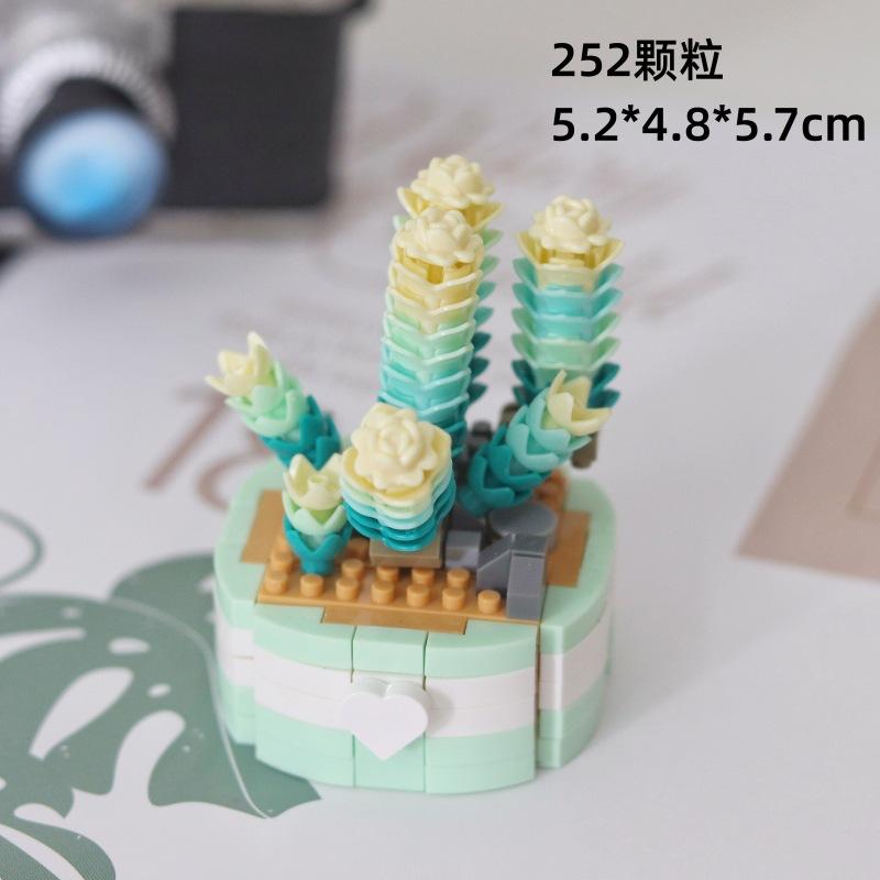 Bloc de construcție Floare pentru Copii de la 6 la 10 Ani Cărămizi Jucării Educaționale Mini Jucării de Construit pentru Copii Fată de la 5 la 7 Ani Jocuri