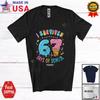 Custom Name I Survived 67 Days Of School; Six Seven; Students Teacher T-Shirt