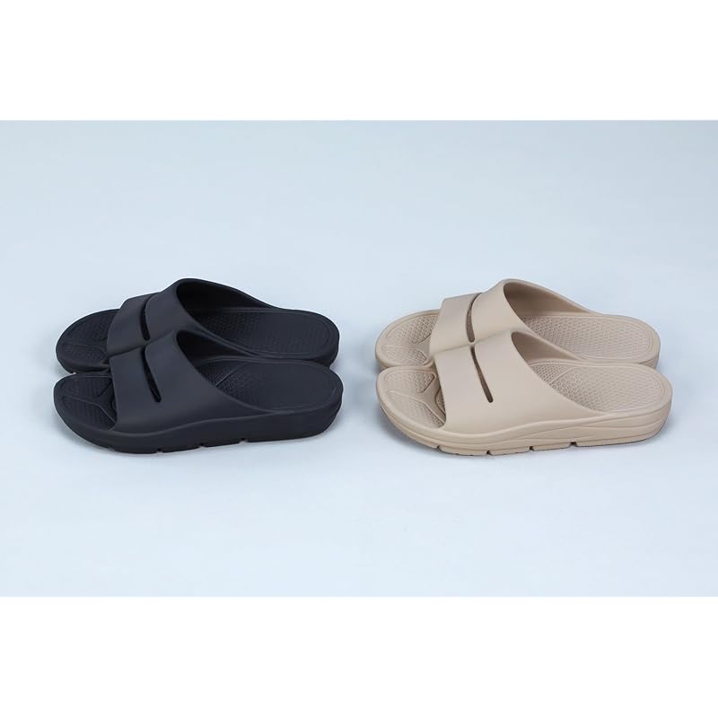 [Pansy] F902 Sandals, Recovery Sandals, Unisex, Washable, Size M, Black