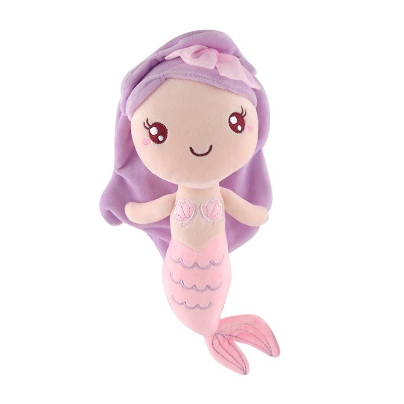 Милая плюшевая игрушка-русалка Принцесса Кукла из Океанариума Детский Подарок 28cm/11in фиолетовый