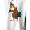 New Men's Trendy Loose-Fit Round Neck T-Shirt - Casual Daily Cool Short Sleeve with Funny Cartoon Print - Versatile Sporty Comfortable Fashion