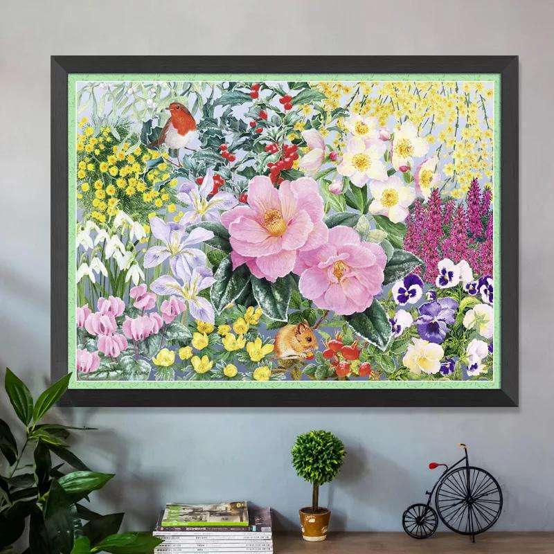 

Huacan 5D полная алмазная живопись цветок Diy Алмазная вышивка алмазная живопись diy алмазная живопись Full square 25*30 cm