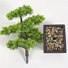 Hotell Hagedekorasjon Kunstige Planter Furu Bonsai Lite Tre Potteplanter Falske Blomster Pottepynt til Hjemmet