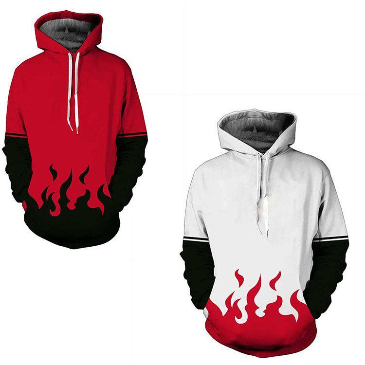 Hokage Ninjia Anime Hoodie Casual Long Sleeve Pullovers For Stylish Comfort Uk