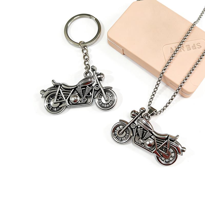 Collana Ciondolo Moto Audace Europea & Americana 2026 - Nuovo Portachiavi Creativo di Grande Successo in Stile Street Americano