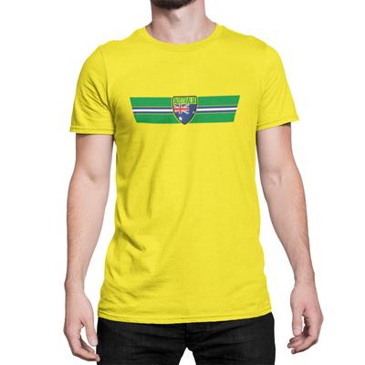 AUSTRALIA Calcio Uomo Maglietta Uomo Donna Top Aussies Retro Striscia Socceroos Coppa del Mondo