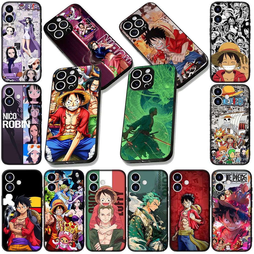 for Motorola Moto Edge 70 60 Fusion NEO Pro G Stylus G56 G96 G52 G04 G05 20 Phone Case Nico Robin Roronoa Zoro One Luffy Pieces