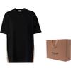 Burberry FW22 Loose Fit Short Sleeved T Shirt Women's Black 80615521