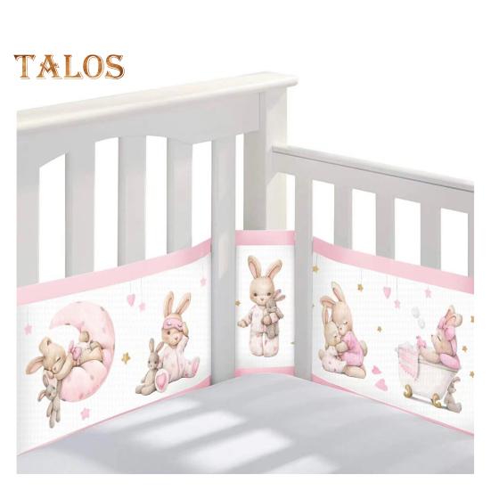 

Дышащая сетчатая подкладка для кроватки с двухсторонними ремнями. Сетчатый барьер для безопасности детской кроватки. Простая установка. Защита конечностей. Бампер для кроватки. I