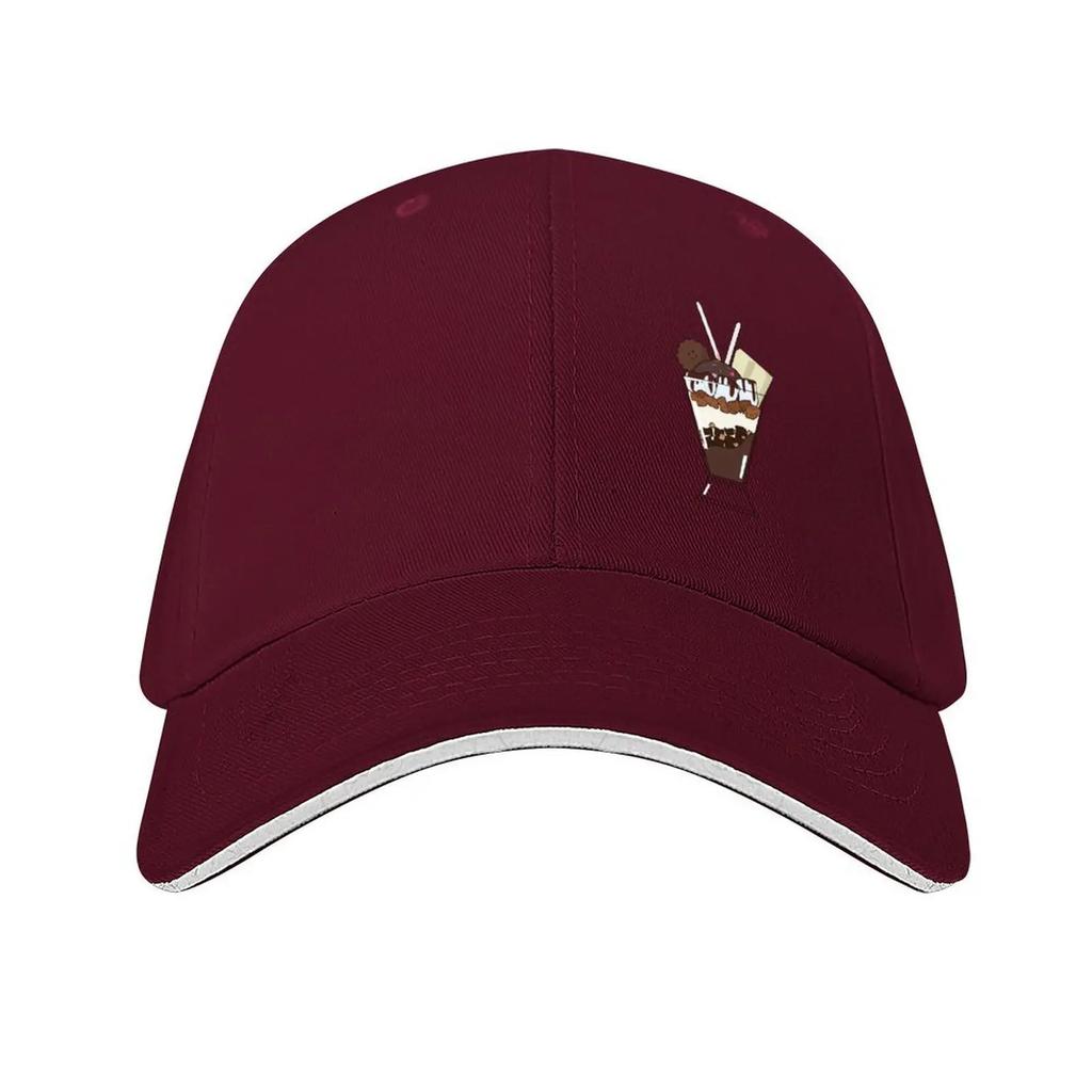 Chocolate Parfait Baseball Cap Sunscreen Rave Cute Custom Hat Mens Caps Womens