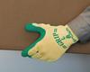 Showa Handskar 310 Grip 5 Par [5-pack] Nej. (Mjuk typ) Grön, Medium,