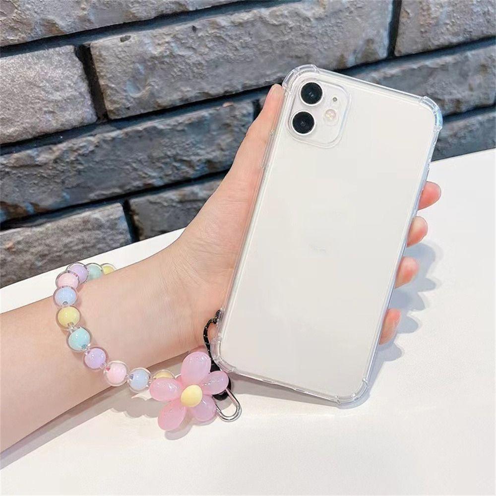 Cord Anti-Lost Wrist Strap Cellphone Strap Mobile Phone Chain Beads Phone Chain Phone Lanyard