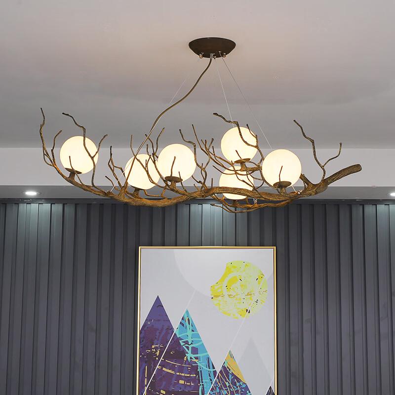 Lampadario a 3 Bracci Stile Wabi-Sabi Oeny