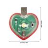 Trunk Light Heart Shaped USB Lighting LED Lamp Car Atmosphere Light Wireless Automotive Motion Sensor Light Interior Car Lights