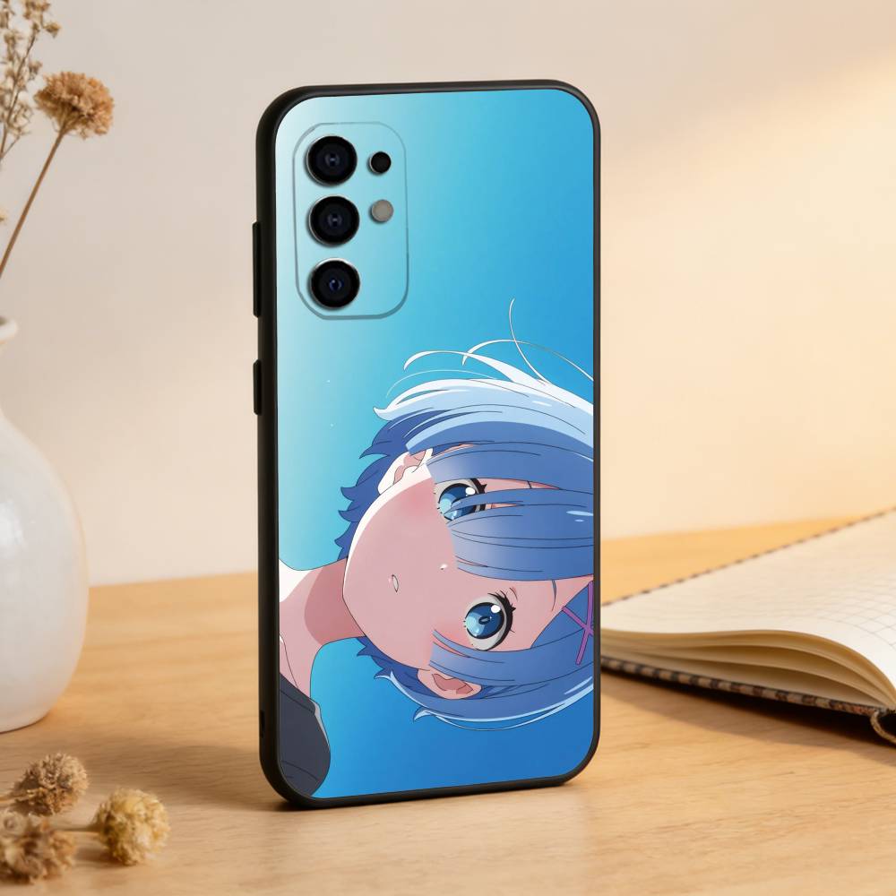 Rem R-Re Anime Z-Zero Phone Case For Samsung S25,S24,S21,S22,S23,S30,Ultra,S20,Plus,Fe,Soft Silicone Black Cover