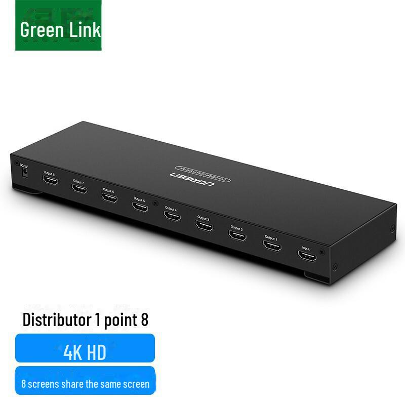 

Greenlink HDMI 4K 3D сплиттер: 1 вход на 8 выходов, поддержка видео 1080P